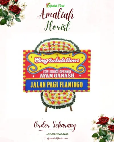 Bunga Papan Congratulation di Pakelan